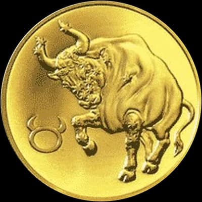 Знак зодиака «Телец» 50 рублей