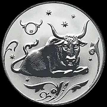 Монета «Телец», 2 рубля, 2005 — реверс