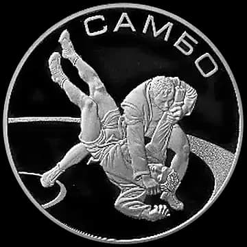 Монета «Самбо», 3 рубля, 2013 — реверс