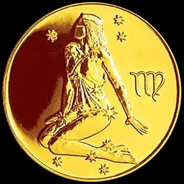 Монета «Дева», 50 рублей, 2003 — реверс