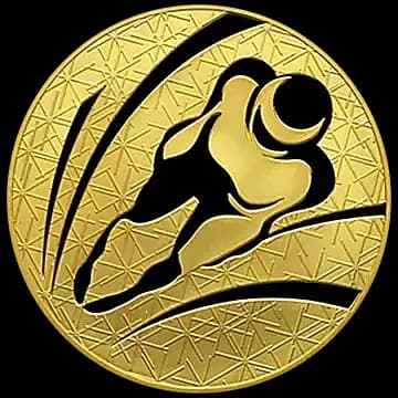 Монета «Санный спорт», 200 рублей, 2009 — реверс