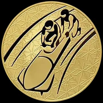 Монета «Бобслей», 200 рублей, 2010 — реверс
