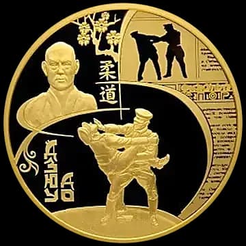 Монета «Дзюдо», 1 000 рублей, 2014 — реверс